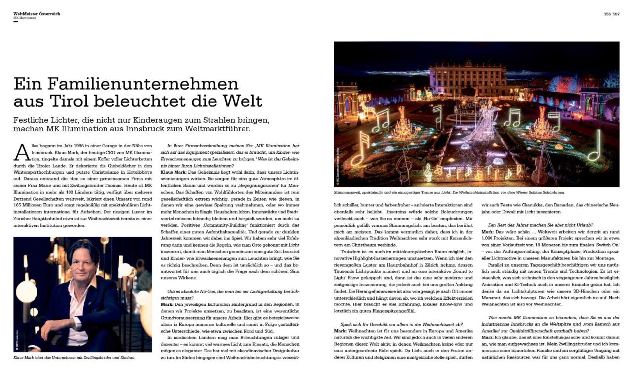 Klaus Mark im Interview mit Weltmeister Österreich